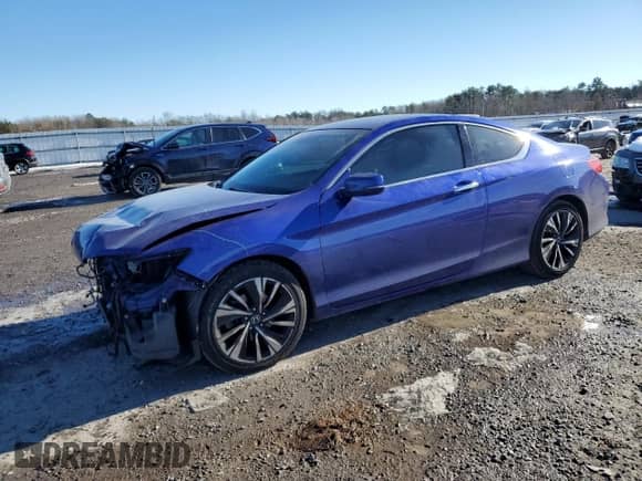 2017 Honda Accord EX-L with VIN 1HGCT1B65HA008470, listed as a Copart auction lot 87704295 with 99,999 mi miles and Salvage title. Bid and sale history available at DreamBid. Image 1.