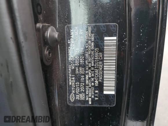 2013 Hyundai Veloster Turbo с VIN KMHTC6AE1DU166605, выставлен на аукционе Copart как лот 82369255 с пробегом 153 732 миль миль и Чистый • Clean title. История ставок и продаж доступна на DreamBid. Изображение 12.