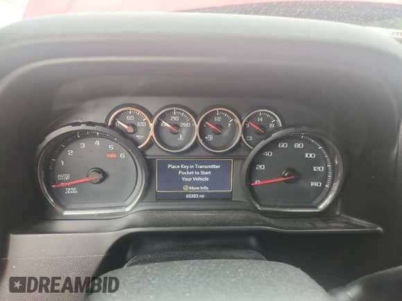 2019 Chevrolet Silverado 1500 RST with VIN 3GCPYEEK4KG107274, listed as a Copart auction lot 63554865 with 65,383 mi miles and Salvage title. Bid and sale history available at DreamBid. Image 9.