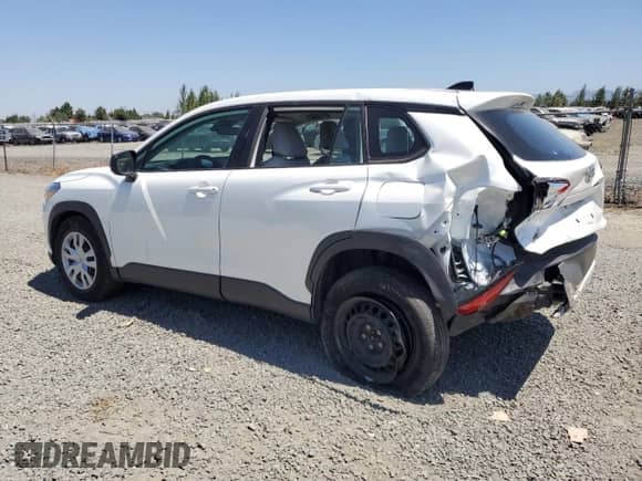 2022 Toyota Corolla Cross L with VIN 7MUAAABG5NV035127, listed as a Copart auction lot 64865595 with 29,777 mi miles and Salvage title. Bid and sale history available at DreamBid. Image 2.