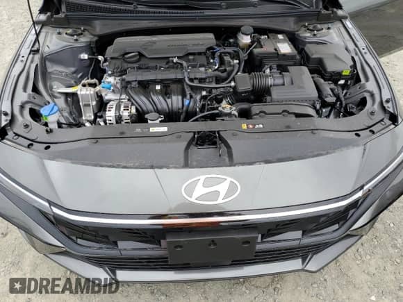 2025 Hyundai Elantra Limited with VIN KMHLP4DGXSU980237, listed as a Copart auction lot 81941265 with 2,342 mi miles and Salvage title. Bid and sale history available at DreamBid. Image 11.