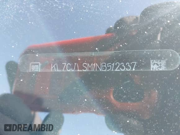 2022 Chevrolet Trax LT с VIN KL7CJLSM1NB512337, выставлен на аукционе IAAI как лот 41828625 с пробегом 40 877 миль миль и . История ставок и продаж доступна на DreamBid. Изображение 9.