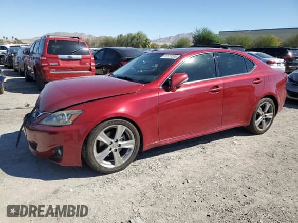 2011 Lexus IS 250 z VIN JTHBF5C28B5142313, wystawiony jako Copart lot #81610505 z przebiegiem 162 562 mil mil oraz Szkoda całkowita • Salvage title. Historia ofert i sprzedaży dostępna na DreamBid. Obrazek 1.