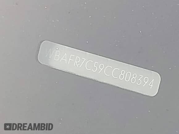 2012 BMW 5 Series 535i с VIN WBAFR7C59CC808394, выставлен на аукционе IAAI как лот 42830529 с пробегом 127 223 миль миль и . История ставок и продаж доступна на DreamBid. Изображение 9.