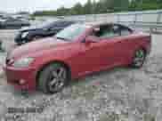 2011 Lexus IS 250 C with VIN JTHFF2C21B2520084, listed as a Copart auction lot 55036975 with 67,646 mi miles and Salvage title. Bid and sale history available at DreamBid. Image 1.