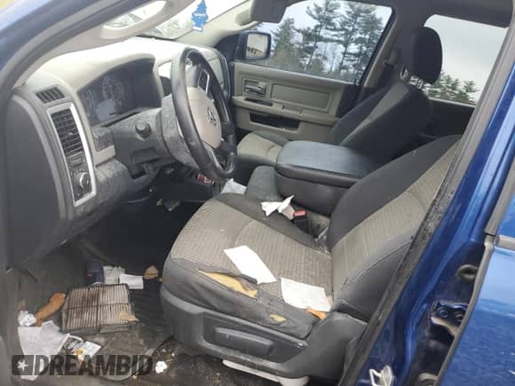 2010 Dodge 1500 SLT z VIN 1D7RV1CT9AS145652, wystawiony jako Copart lot #55385785 z przebiegiem Nie podano mil oraz Szkoda całkowita • Salvage title. Historia ofert i sprzedaży dostępna na DreamBid. Obrazek 7.