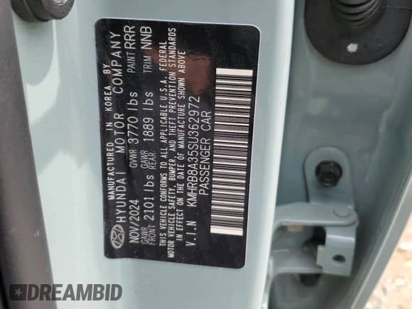 2025 Hyundai Venue SE с VIN KMHRB8A35SU362972, выставлен на аукционе Copart как лот 61131305 с пробегом 5 265 миль миль и Списание • Salvage title. История ставок и продаж доступна на DreamBid. Изображение 14.