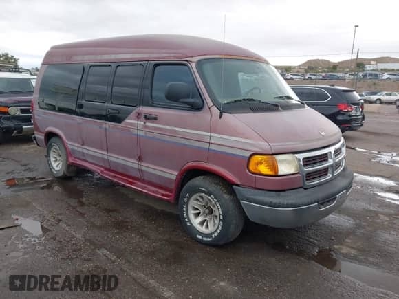 1999 Dodge Cargo Conversion with VIN 2B6HB11Y2XK503968, listed as a IAAI auction lot 43425155 with 104,960 mi miles and . Bid and sale history available at DreamBid. Image 1.