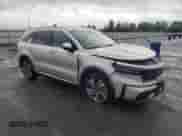 2023 Kia Sorento EX with VIN KNDRHDLG7P5221527, listed as a Copart auction lot 81148375 with Not provided miles and Salvage title. Bid and sale history available at DreamBid. Image 4.