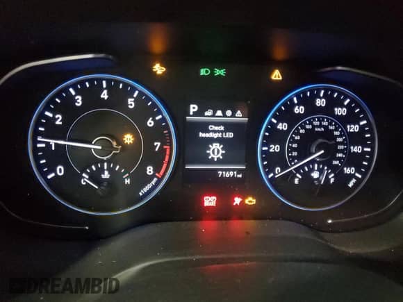 2022 Hyundai Palisade SE with VIN KM8R1DHE4NU381570, listed as a Copart auction lot 60911925 with 71,691 mi miles and Salvage title. Bid and sale history available at DreamBid. Image 9.