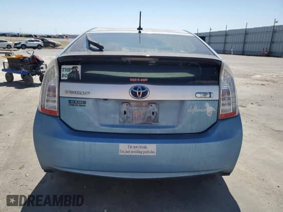 2012 Toyota Prius with VIN JTDKN3DPXC3019564, listed as a Copart auction lot 65063705 with 136,978 mi miles and Salvage title. Bid and sale history available at DreamBid. Image 6.