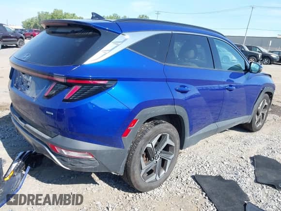 2023 Hyundai Tucson Limited with VIN 5NMJECAE5PH179633, listed as a IAAI auction lot 43167838 with 37,873 mi miles and . Bid and sale history available at DreamBid. Image 4.