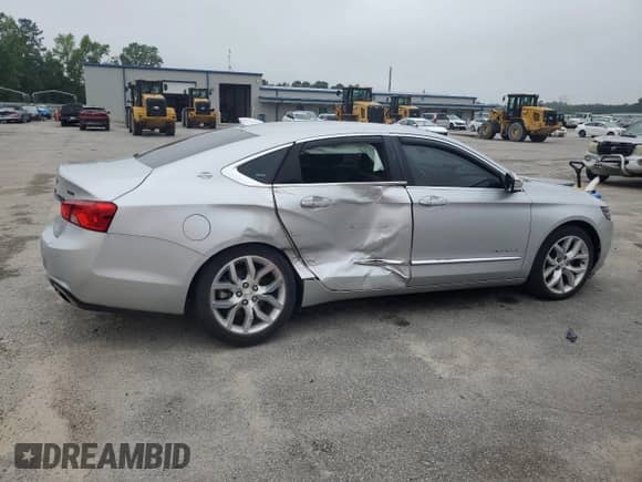 2018 Chevrolet Impala Premier z VIN 2G1125S37J9140906, wystawiony jako Copart lot #57566225 z przebiegiem 48 494 mil mil oraz Szkoda całkowita • Salvage title. Historia ofert i sprzedaży dostępna na DreamBid. Obrazek 3.