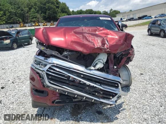 2020 Ram 1500 Longhorn with VIN 1C6SRFKM9LN221015, listed as a Copart auction lot 65352644 with 60,437 mi miles and Salvage title. Bid and sale history available at DreamBid. Image 5.