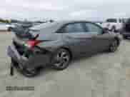 2025 Hyundai Elantra Limited with VIN KMHLP4DGXSU980237, listed as a Copart auction lot 81941265 with 2,342 mi miles and Salvage title. Bid and sale history available at DreamBid. Image 3.