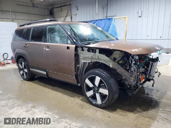 2024 Hyundai Santa Fe Limited with VIN 5NMP3DG18RH000188, listed as a Copart auction lot 55505025 with 6,428 mi miles and Salvage title. Bid and sale history available at DreamBid. Image 4.