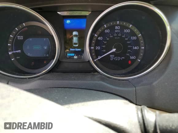 2013 Hyundai Sonata with VIN KMHEC4A40DA100407, listed as a Copart auction lot 81548005 with 84,594 mi miles and Clean title. Bid and sale history available at DreamBid. Image 9.