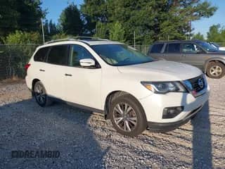 2017 Nissan Pathfinder S with VIN 5N1DR2MN1HC634528, listed as a IAAI auction lot 42763603 with 158,000 mi miles and . Bid and sale history available at DreamBid. Image 1.
