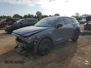 2023 Mazda CX-5 S Preferred z VIN JM3KFBCM7P0144907, wystawiony jako Copart lot #72090505 z przebiegiem 45 456 mil mil oraz Szkoda całkowita • Salvage title. Historia ofert i sprzedaży dostępna na DreamBid. Obrazek 1.