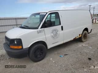2016 Chevrolet Express Cargo с VIN 1GCWGAHF4G1241763, выставлен на аукционе Copart как лот 83837225 с пробегом 411 211 миль миль и На запчасти • Non repairable. История ставок и продаж доступна на DreamBid. Изображение 1.