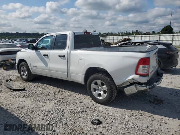 2023 Ram 1500 Big Horn with VIN 1C6SRFBTXPN558127, listed as a Copart auction lot 69635675 with 105,950 mi miles and Salvage title. Bid and sale history available at DreamBid. Image 2.