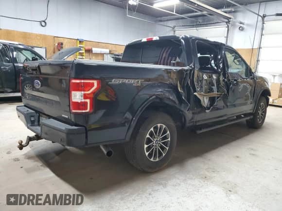 2019 Ford F-150 XLT with VIN 1FTEW1E46KKF12519, listed as a Copart auction lot 71524265 with 116,679 mi miles and Clean title. Bid and sale history available at DreamBid. Image 3.