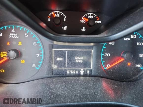 2018 Chevrolet Colorado 2WD Work Truck with VIN 1GCGSBEN1J1145357, listed as a Copart auction lot 81182545 with 137,630 mi miles and Salvage title. Bid and sale history available at DreamBid. Image 9.