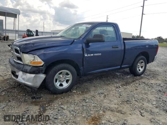 2011 Ram 1500 ST with VIN 3D7JB1EK0BG612587, listed as a Copart auction lot 51046285 with 266,669 mi miles and Salvage title. Bid and sale history available at DreamBid. Image 1.