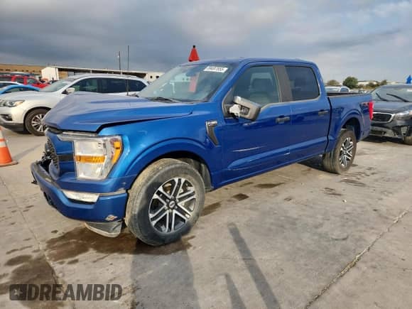 2022 Ford F-150 XL с VIN 1FTEW1C57NKF22668, выставлен на аукционе Copart как лот 89497855 с пробегом 11 484 миль миль и Чистый • Clean title. История ставок и продаж доступна на DreamBid. Изображение 1.