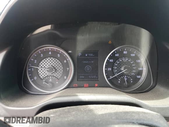 2020 Hyundai Elantra Value Edition with VIN KMHD84LF7LU951886, listed as a Copart auction lot 80287205 with 51,237 mi miles and Salvage title. Bid and sale history available at DreamBid. Image 9.