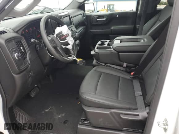 2025 GMC Sierra 1500 Pro with VIN 1GTPHAED6SZ122921, listed as a Copart auction lot 56148905 with 2,474 mi miles and Salvage title. Bid and sale history available at DreamBid. Image 7.