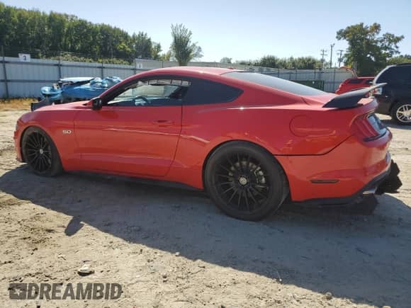 2019 Ford Mustang GT с VIN 1FA6P8CF3K5118995, выставлен на аукционе Copart как лот 84606385 с пробегом 54 564 миль миль и Списание • Salvage title. История ставок и продаж доступна на DreamBid. Изображение 2.