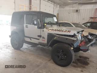 2004 Jeep Wrangler Sport z VIN 1J4FA49S04P754459, wystawiony jako IAAI lot #42723253 z przebiegiem 155 467 mil mil oraz . Historia ofert i sprzedaży dostępna na DreamBid. Obrazek 1.