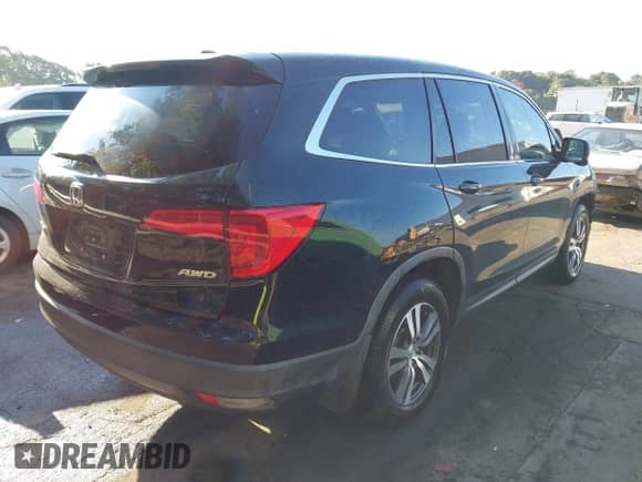 2017 Honda Pilot EX-L z VIN 5FNYF6H51HB015320, wystawiony jako IAAI lot #43135819 z przebiegiem 151 488 mil mil oraz . Historia ofert i sprzedaży dostępna na DreamBid. Obrazek 4.