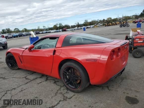 2005 Chevrolet Corvette with VIN 1G1YY24U155119036, listed as a Copart auction lot 82219065 with 72,053 mi miles and Salvage title. Bid and sale history available at DreamBid. Image 2.