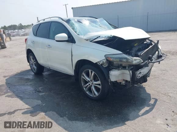 2009 Nissan Murano SL with VIN JN8AZ18W79W102421, listed as a IAAI auction lot 42411663 with Not provided miles and . Bid and sale history available at DreamBid. Image 1.