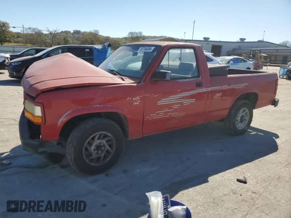 1993 Dodge Dakota S с VIN 1B7FL26X2PS175592, выставлен на аукционе Copart как лот 76744054 с пробегом 94 863 миль миль и Списание • Salvage title. История ставок и продаж доступна на DreamBid. Изображение 1.