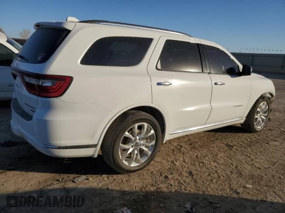 2016 Dodge Durango Citadel Anodized Platinum with VIN 1C4SDJET1GC424883, listed as a Copart auction lot 84747874 with 162,989 mi miles and Salvage title. Bid and sale history available at DreamBid. Image 3.