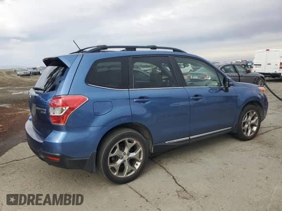 2015 Subaru Forester Touring z VIN JF2SJAWC6FH839594, wystawiony jako Copart lot #82226715 z przebiegiem 96 810 mil mil oraz Szkoda całkowita • Salvage title. Historia ofert i sprzedaży dostępna na DreamBid. Obrazek 3.