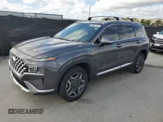 2021 Hyundai Santa Fe SEL Premium z VIN KM8S3DA17MU002661, wystawiony jako Copart lot #80607015 z przebiegiem 68 054 mil mil oraz Szkoda całkowita • Salvage title. Historia ofert i sprzedaży dostępna na DreamBid. Obrazek 1.