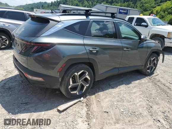 2022 Hyundai Tucson SEL Convenience with VIN KM8JFCA19NU058423, listed as a Copart auction lot 61667505 with 49,379 mi miles and Salvage title. Bid and sale history available at DreamBid. Image 3.