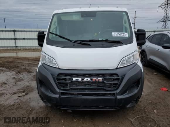 2023 Ram ProMaster Cargo с VIN 3C6LRVNG8PE599518, выставлен на аукционе Copart как лот 51859205 с пробегом 31 399 миль миль и Списание • Salvage title. История ставок и продаж доступна на DreamBid. Изображение 5.