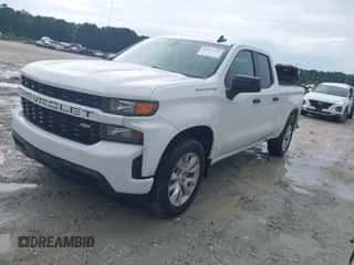 2022 Chevrolet Silverado 1500 Custom z VIN 1GCRWBEK3NZ206931, wystawiony jako IAAI lot #42977421 z przebiegiem 113 456 mil mil oraz . Historia ofert i sprzedaży dostępna na DreamBid. Obrazek 2.