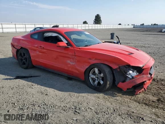 2018 Ford Mustang EcoBoost with VIN 1FA6P8TH5J5114947, listed as a Copart auction lot 80144015 with 71,097 mi miles and Salvage title. Bid and sale history available at DreamBid. Image 4.