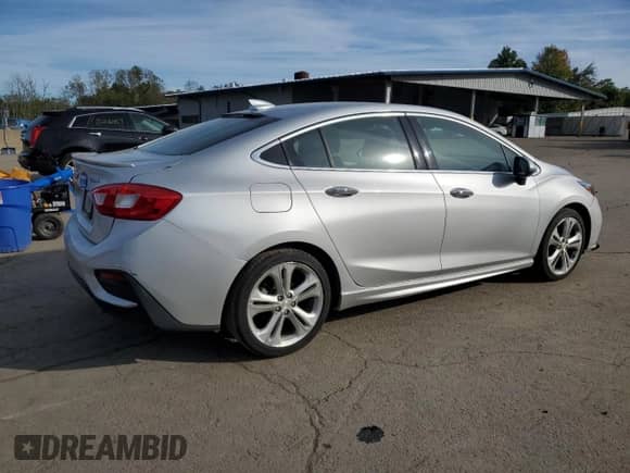 2016 Chevrolet Cruze Premier with VIN 1G1BG5SM9G7287706, listed as a Copart auction lot 85083075 with 38,561 mi miles and Salvage title. Bid and sale history available at DreamBid. Image 3.