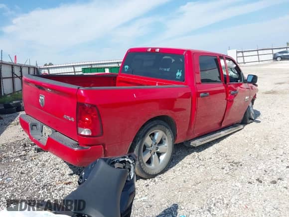 2020 Ram 1500 Tradesman with VIN 3C6RR7KT6LG299417, listed as a IAAI auction lot 43165780 with 93,810 mi miles and . Bid and sale history available at DreamBid. Image 4.