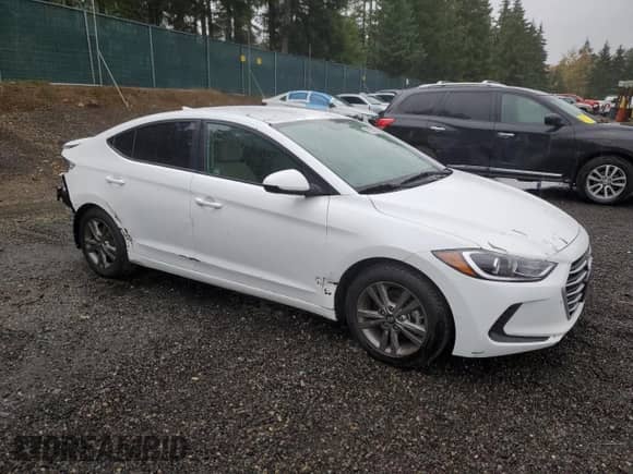 2018 Hyundai Elantra SEL with VIN 5NPD84LF8JH240886, listed as a Copart auction lot 82570985 with 119,556 mi miles and Salvage title. Bid and sale history available at DreamBid. Image 4.