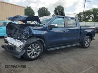2022 Chevrolet Silverado 1500 LT with VIN 1GCPYJEK3NZ147956, listed as a Copart auction lot 68903015 with 48,642 mi miles and Salvage title. Bid and sale history available at DreamBid. Image 1.