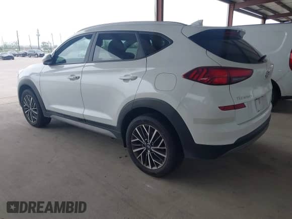 2021 Hyundai Tucson SEL with VIN KM8J33AL1MU410497, listed as a IAAI auction lot 41886299 with 224,137 mi miles and . Bid and sale history available at DreamBid. Image 3.