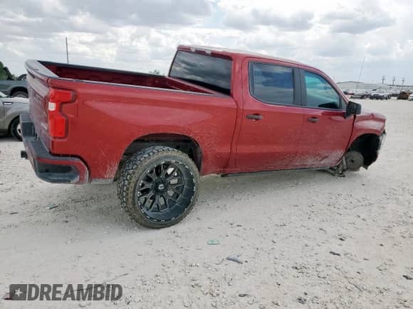 2020 Chevrolet Silverado 1500 Custom z VIN 3GCPWBEKXLG189310, wystawiony jako Copart lot #70561965 z przebiegiem 132 950 mil mil oraz Czysty tytuł • Clean title. Historia ofert i sprzedaży dostępna na DreamBid. Obrazek 3.